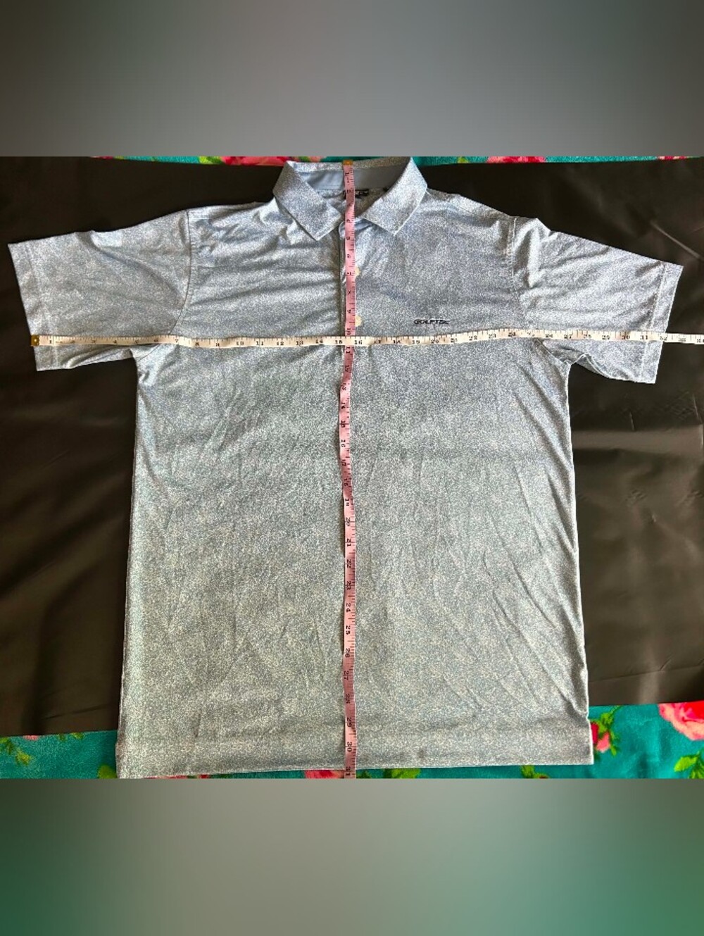 FootJoy Heathered Sky Blue Golf Polo